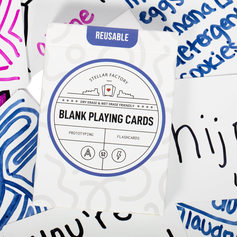 
                      
                        Reusable Blank Playing Cards
                      
                    