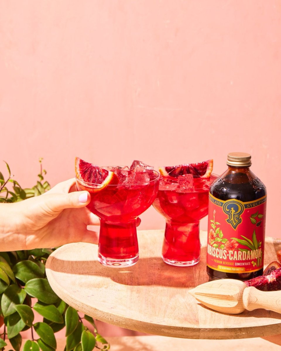 Portland Syrups Hibiscus Cardamom Syrup - lily & onyx