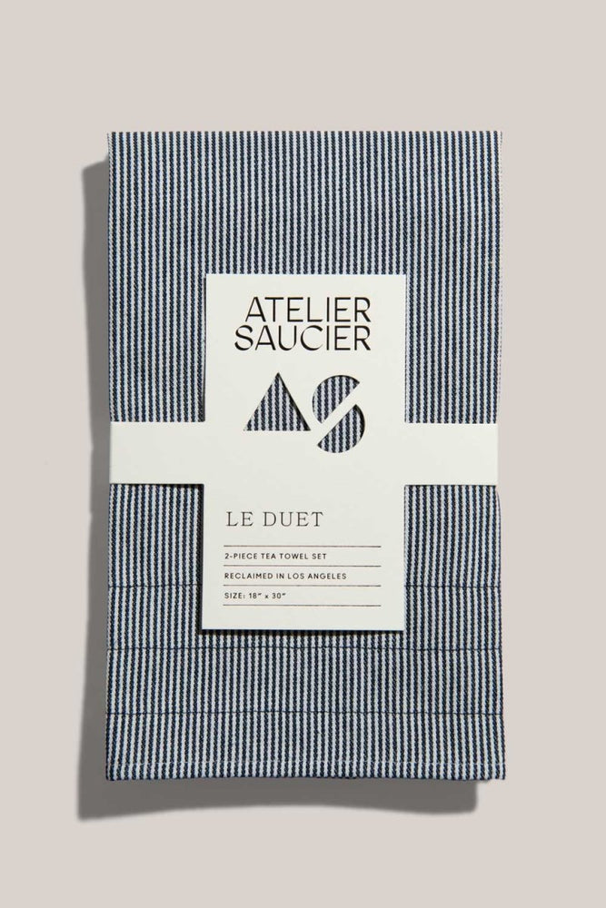 
                      
                        ATELIER SAUCIER Hickory Stripe Tea Towels | Set of 2 - lily & onyx
                      
                    