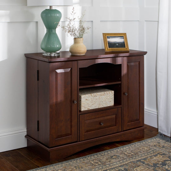 Walker Edison Highboy Wood TV Stand - lily & onyx