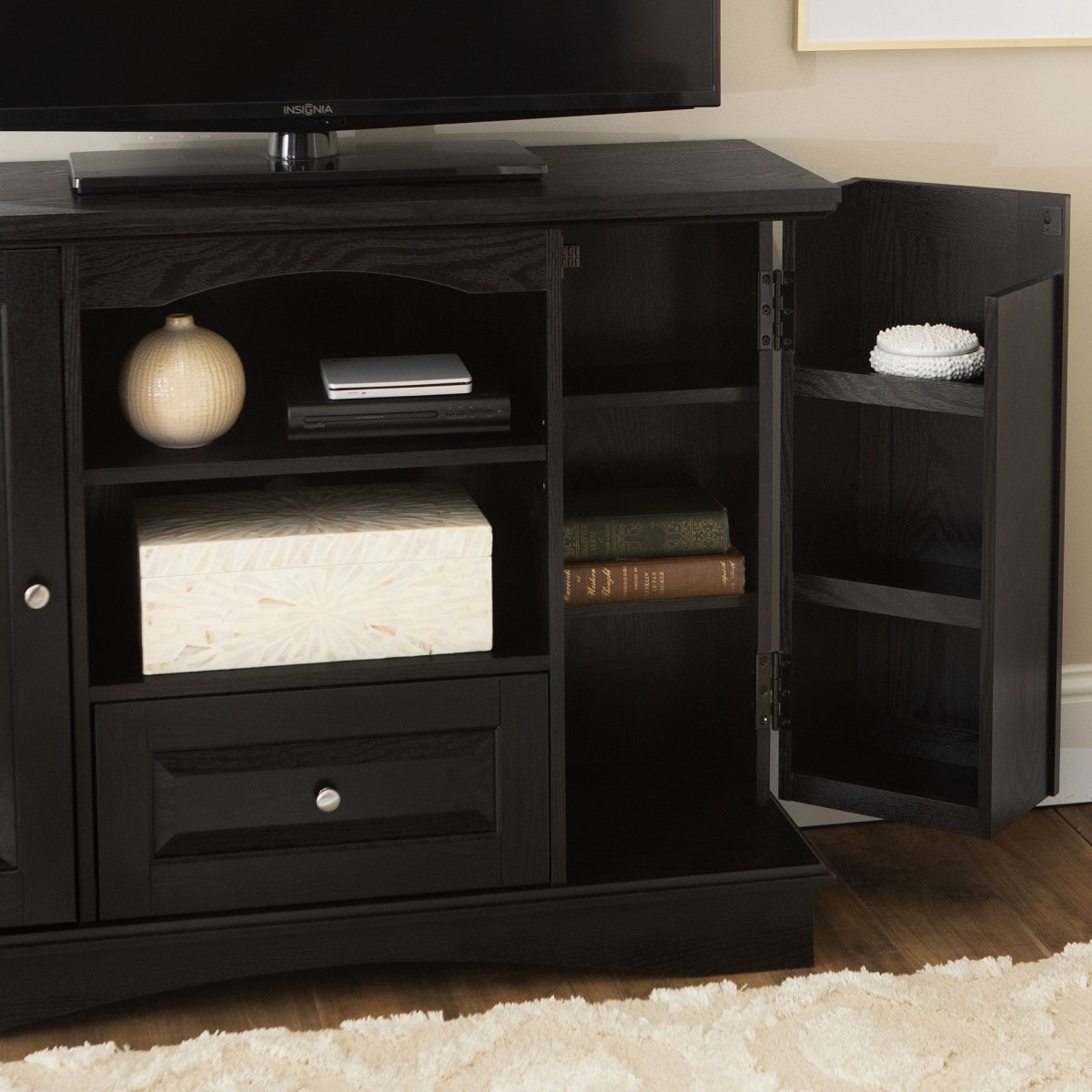 Walker Edison Highboy Wood TV Stand - lily & onyx