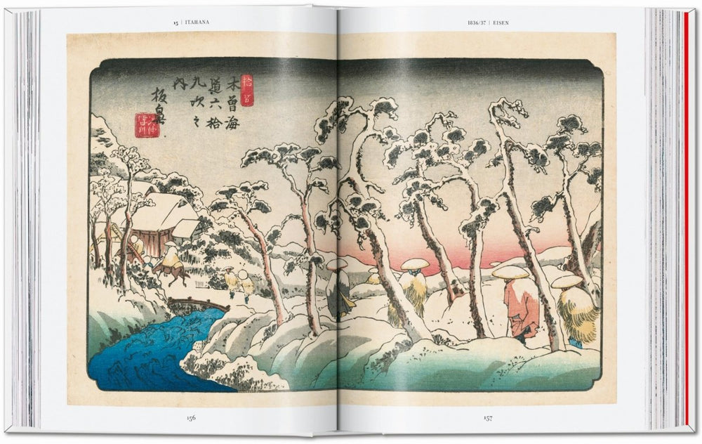
                      
                        TASCHEN Hiroshige & Eisen. The Sixty - Nine Stations along the Kisokaido. 40th Ed. (German, French, English) - lily & onyx
                      
                    