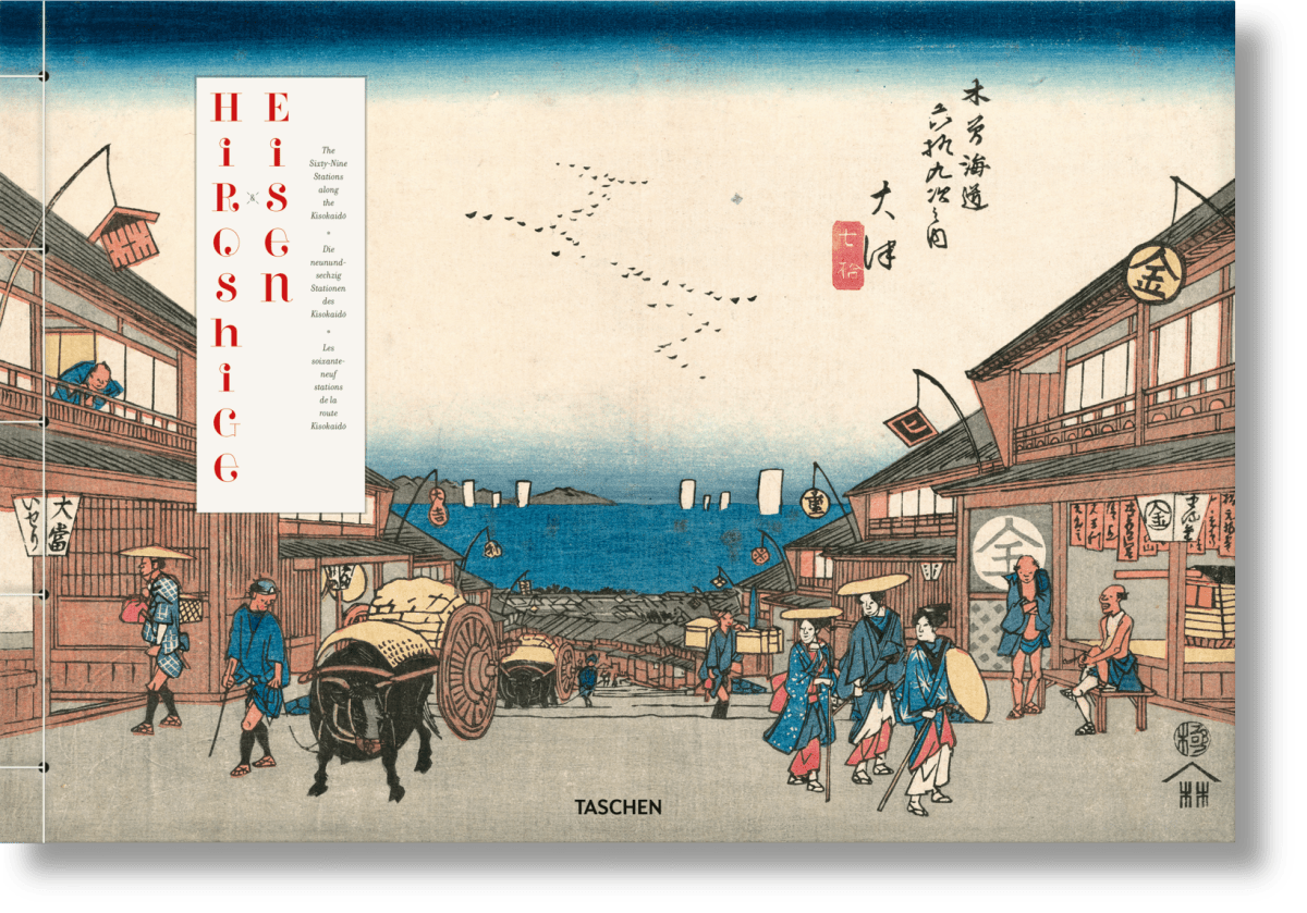 TASCHEN Hiroshige & Eisen. The Sixty - Nine Stations along the Kisokaido (German, French, English)