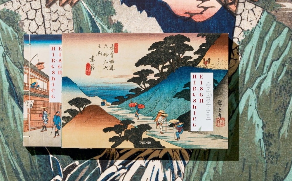 
                      
                        TASCHEN Hiroshige & Eisen. The Sixty - Nine Stations along the Kisokaido (German, French, English) - lily & onyx
                      
                    