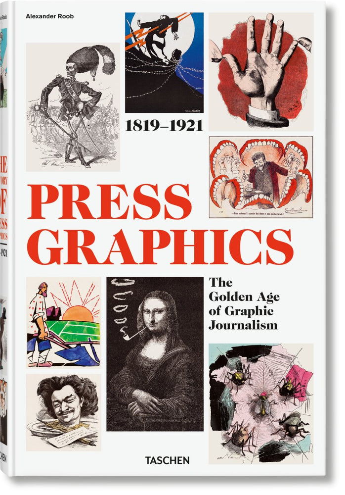 TASCHEN History of Press Graphics. 1819–1921 (German, French, English) - lily & onyx