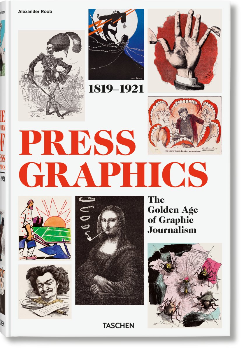 TASCHEN History of Press Graphics. 1819–1921 (German, French, English) - lily & onyx