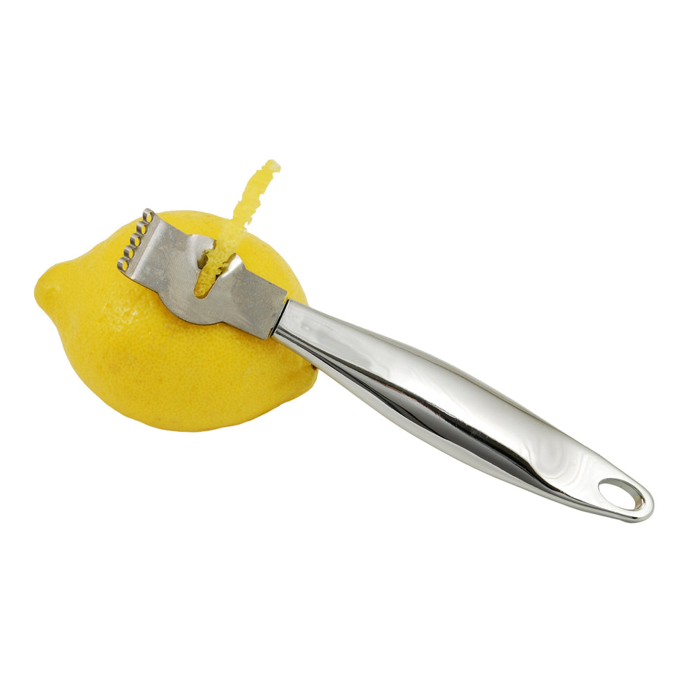 
                      
                        Zesty Citrus Zester & Channel Knife in Stainless Steel
                      
                    