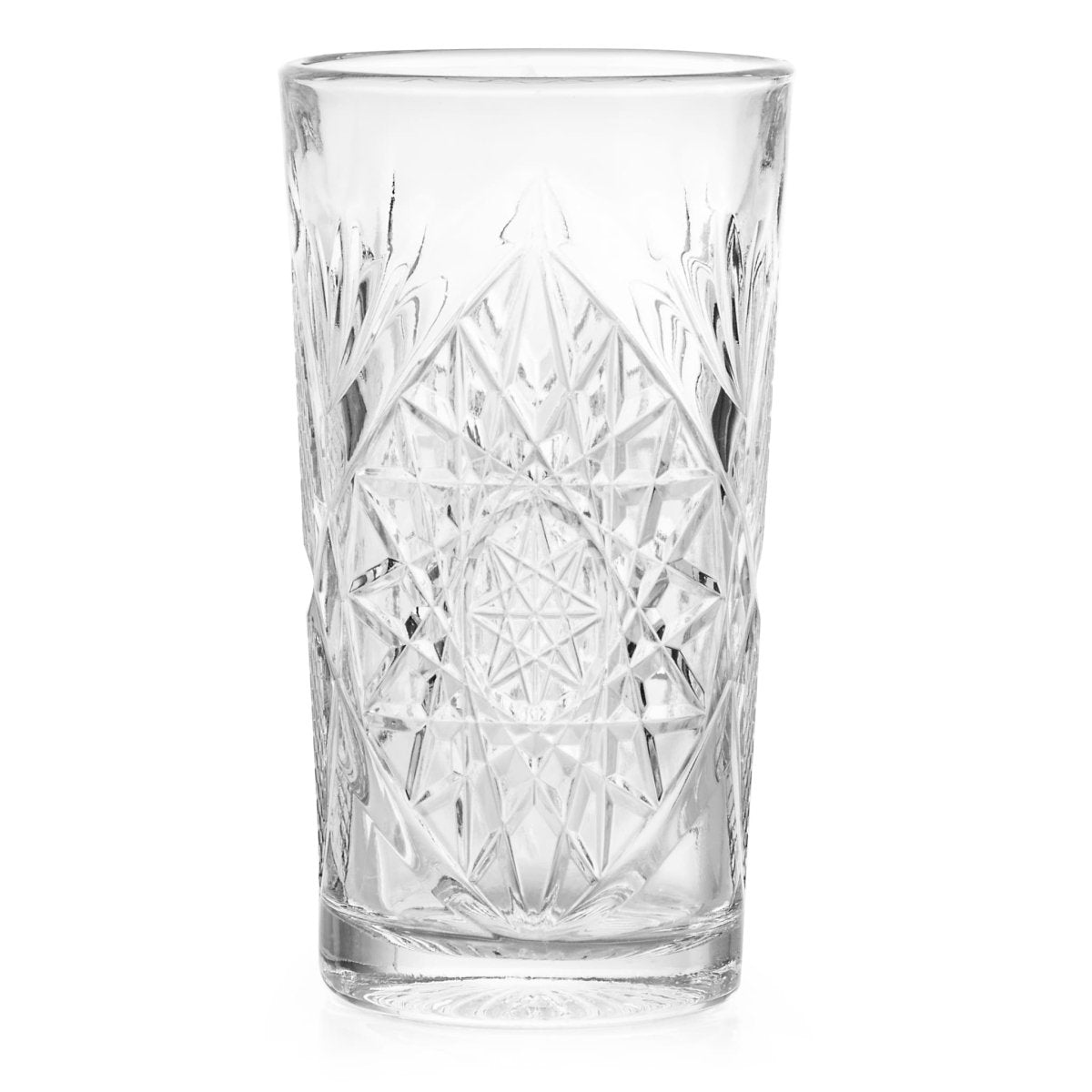 Libbey Hobstar Cooler Glasses, 16 oz - Set of 4 - lily & onyx
