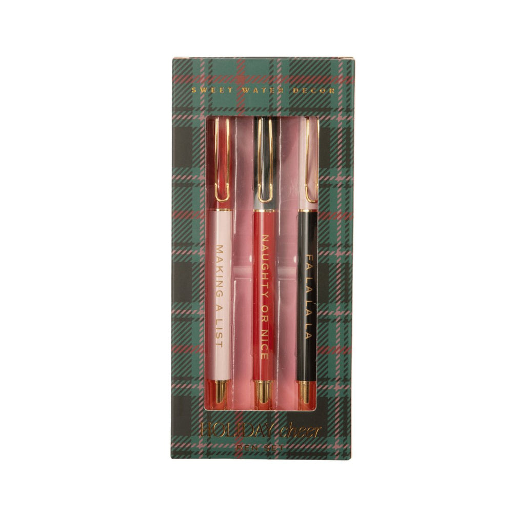 Sweet Water Decor Holiday Cheer Pen Set - lily & onyx