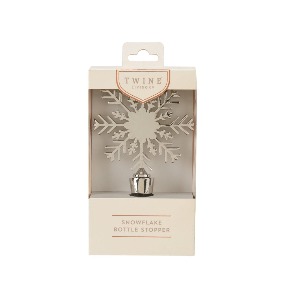 
                      
                        Twine Living Holiday Snowflake Bottle Stopper - lily & onyx
                      
                    