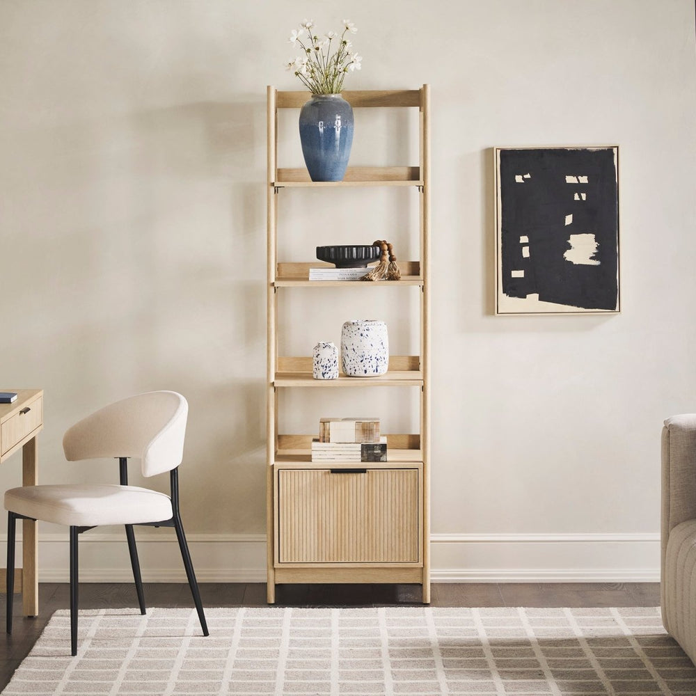 
                      
                        Walker Edison Holmes Modern Scandinavian Reeded Bookshelf - lily & onyx
                      
                    