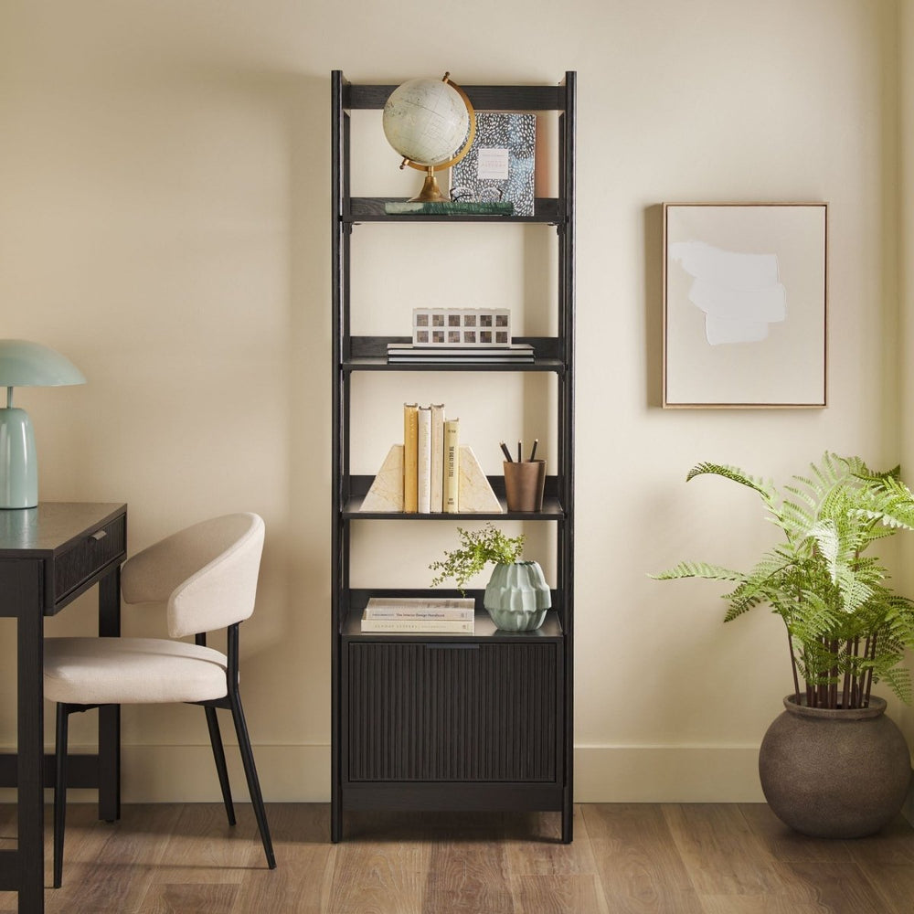 
                      
                        Walker Edison Holmes Modern Scandinavian Reeded Bookshelf - lily & onyx
                      
                    