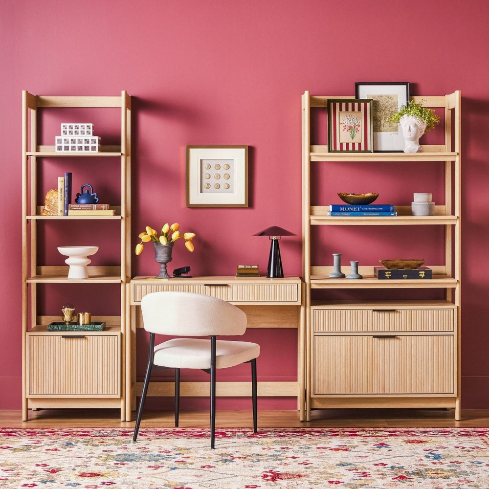 
                      
                        Walker Edison Holmes Modern Scandinavian Reeded Wide Bookshelf - lily & onyx
                      
                    