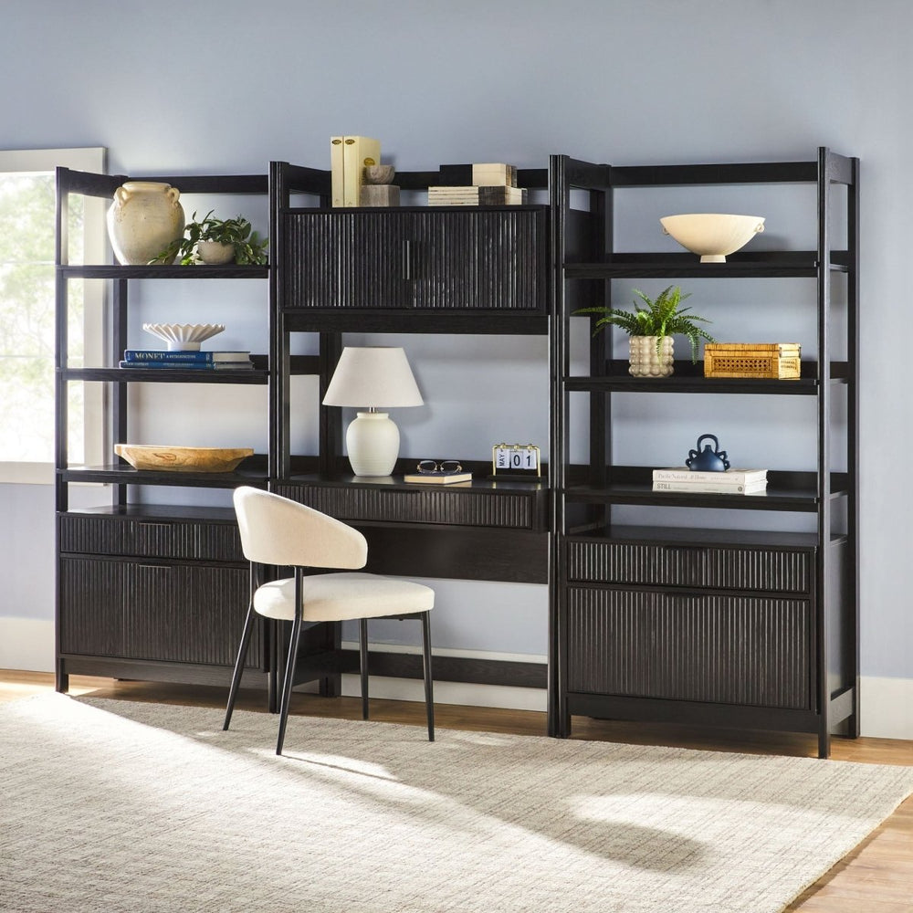 
                      
                        Walker Edison Holmes Modern Scandinavian Reeded Wide Bookshelf - lily & onyx
                      
                    