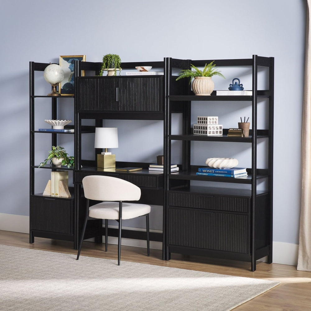 
                      
                        Walker Edison Holmes Modern Scandinavian Reeded Wide Bookshelf - lily & onyx
                      
                    