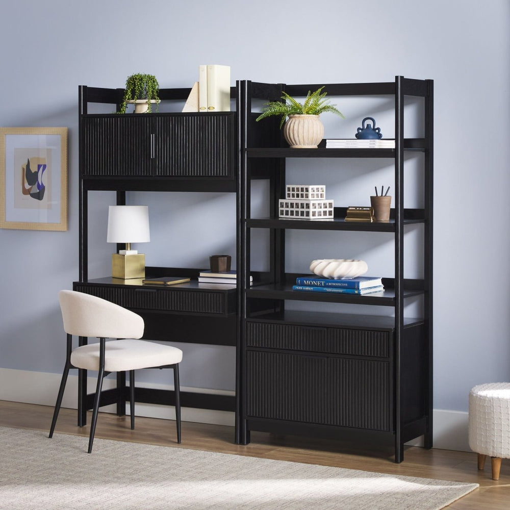 
                      
                        Walker Edison Holmes Modern Scandinavian Reeded Wide Bookshelf - lily & onyx
                      
                    