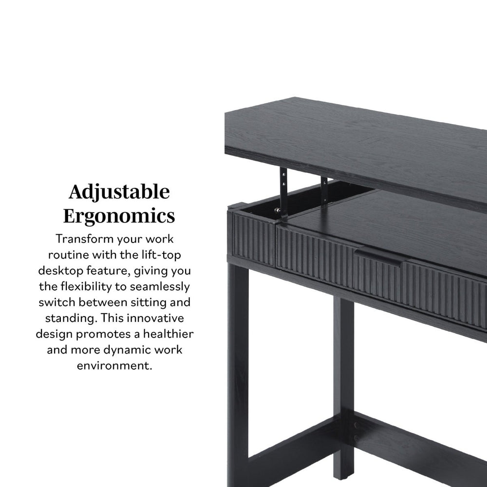 
                      
                        Walker Edison Holmes Modern Scandinavian Reeded Writing Desk with Lift Top - lily & onyx
                      
                    