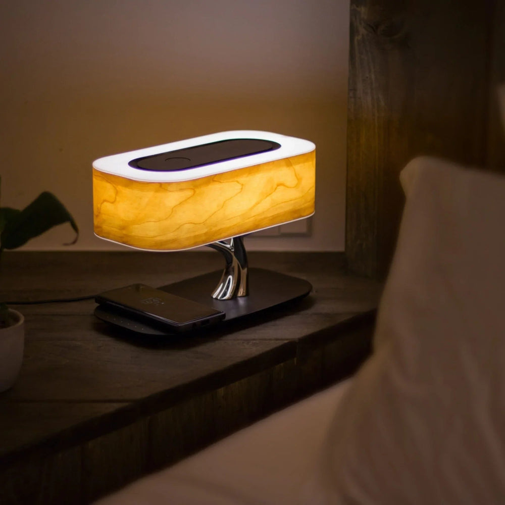 
                      
                        Iluminating HomeTree Table Lamp With Speaker & Wireless Charger - lily & onyx
                      
                    