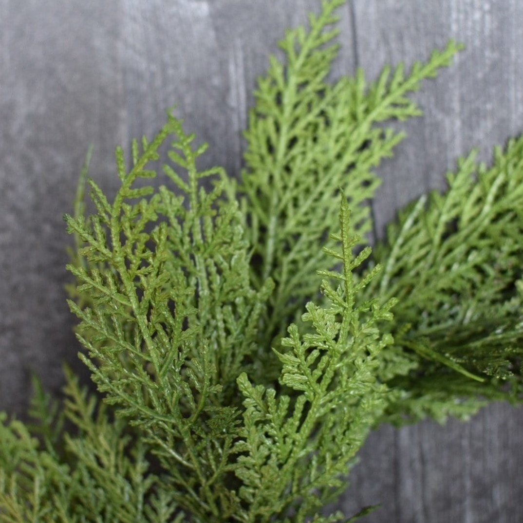 House by JSD 12" Faux Cedar Wreath - Small Artificial Christmas Wreath