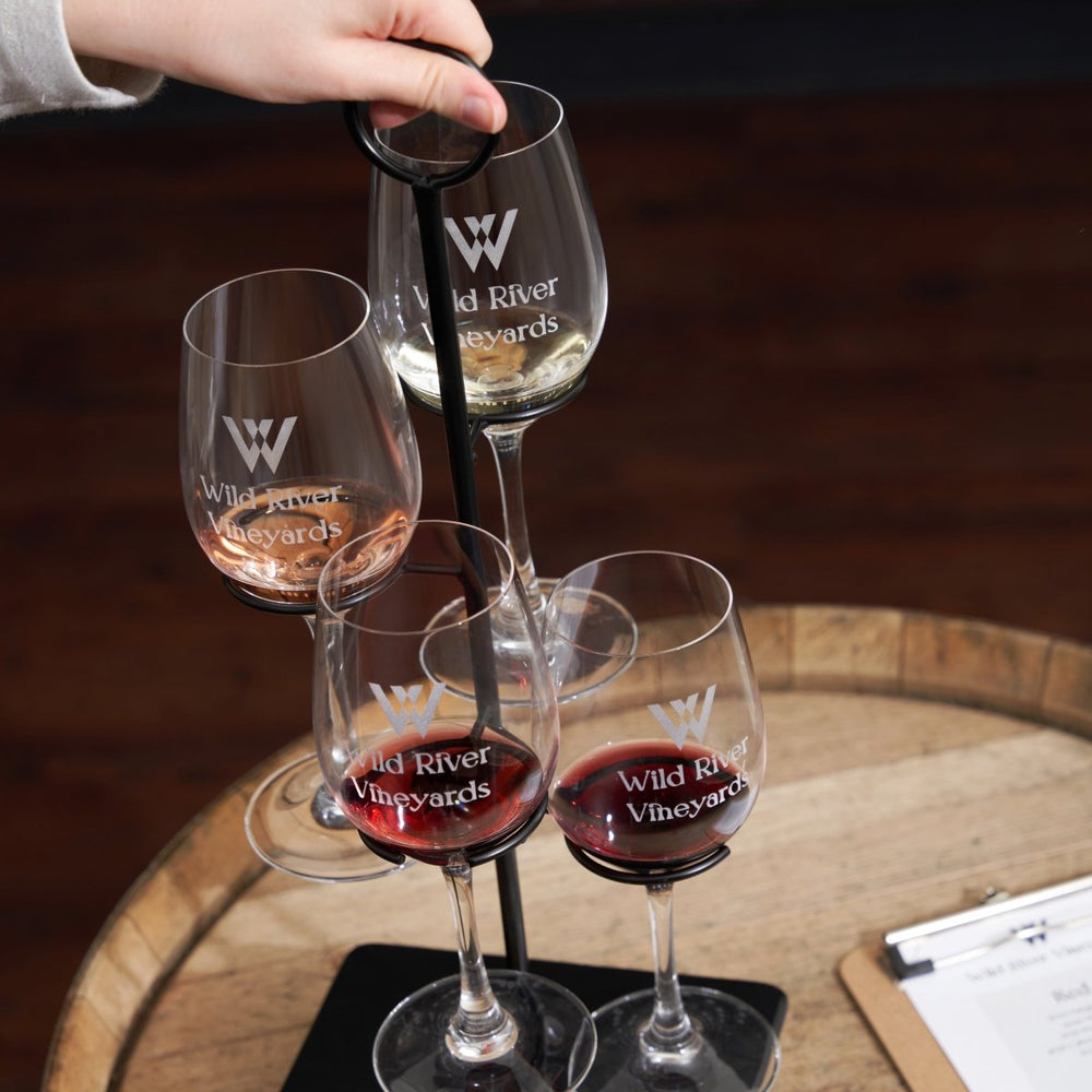 
                      
                        TRUE Hover Wine Flight 4 - Glass Holder - lily & onyx
                      
                    