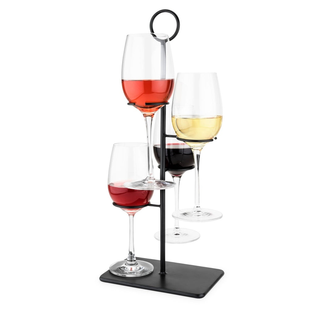 
                      
                        TRUE Hover Wine Flight 4 - Glass Holder - lily & onyx
                      
                    
