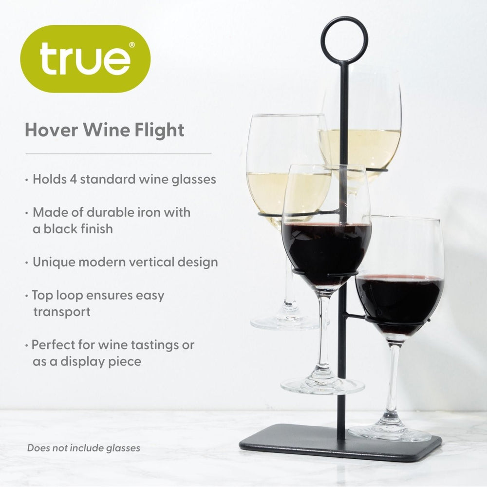 
                      
                        TRUE Hover Wine Flight 4 - Glass Holder - lily & onyx
                      
                    