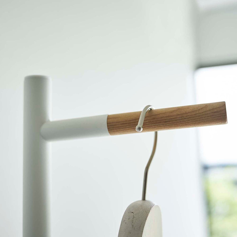 
                      
                        Steel & Wood Coat Rack, 63.98" H
                      
                    