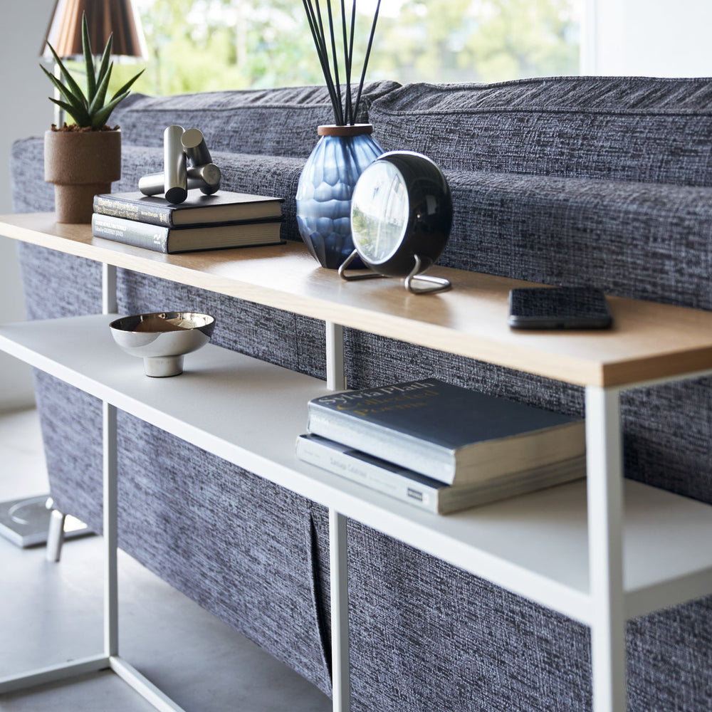 
                      
                        Long Steel Console Table
                      
                    
