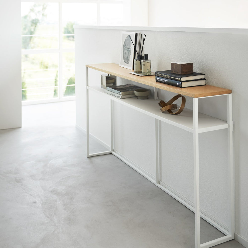 
                      
                        Long Steel Console Table
                      
                    