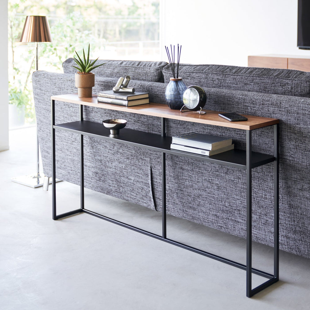 
                      
                        Long Steel Console Table
                      
                    