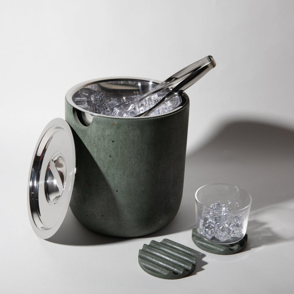 
                      
                        Pretti.Cool Ice Bucket | Dark Green Terrazzo - lily & onyx
                      
                    