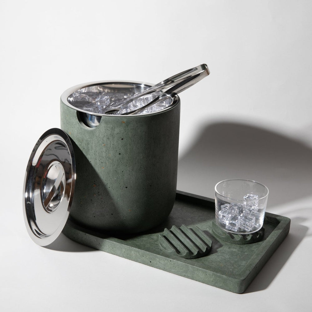 
                      
                        Pretti.Cool Ice Bucket | Dark Green Terrazzo - lily & onyx
                      
                    