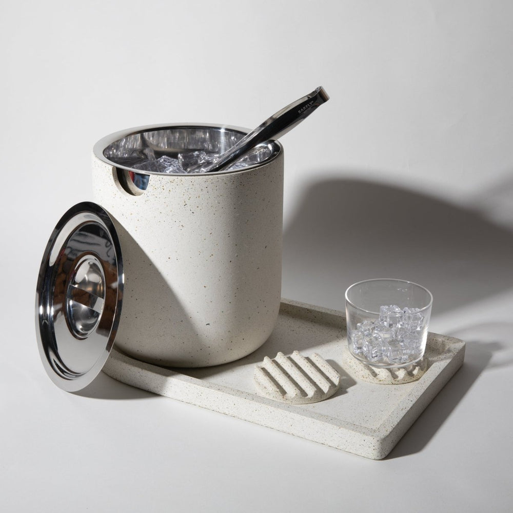 
                      
                        Pretti.Cool Ice Bucket Tray | White Terrazzo - lily & onyx
                      
                    