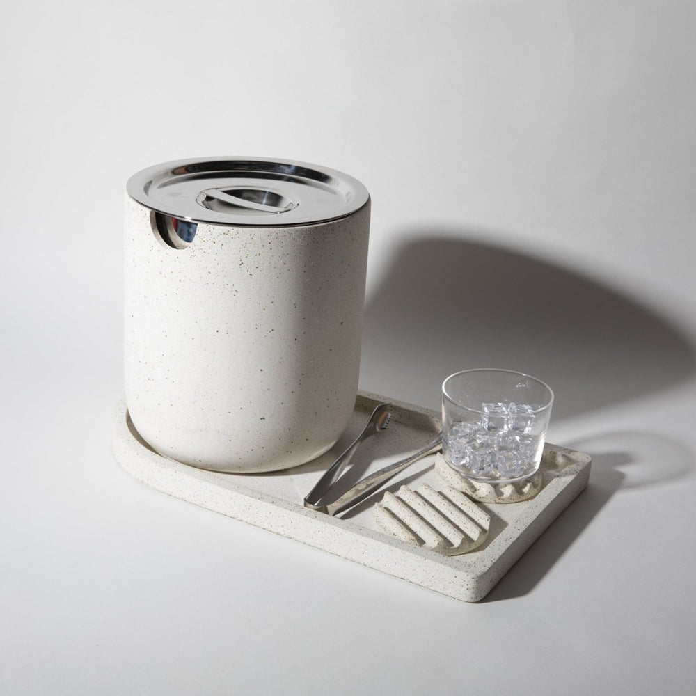 
                      
                        Pretti.Cool Ice Bucket Tray | White Terrazzo - lily & onyx
                      
                    