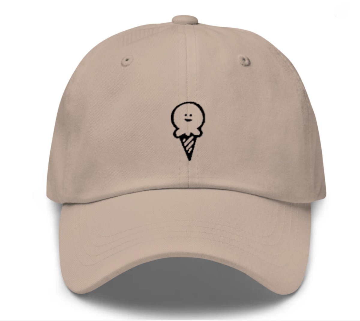 A Jar of Pickles Ice Cream Embroidered Baseball Cap - lily & onyx