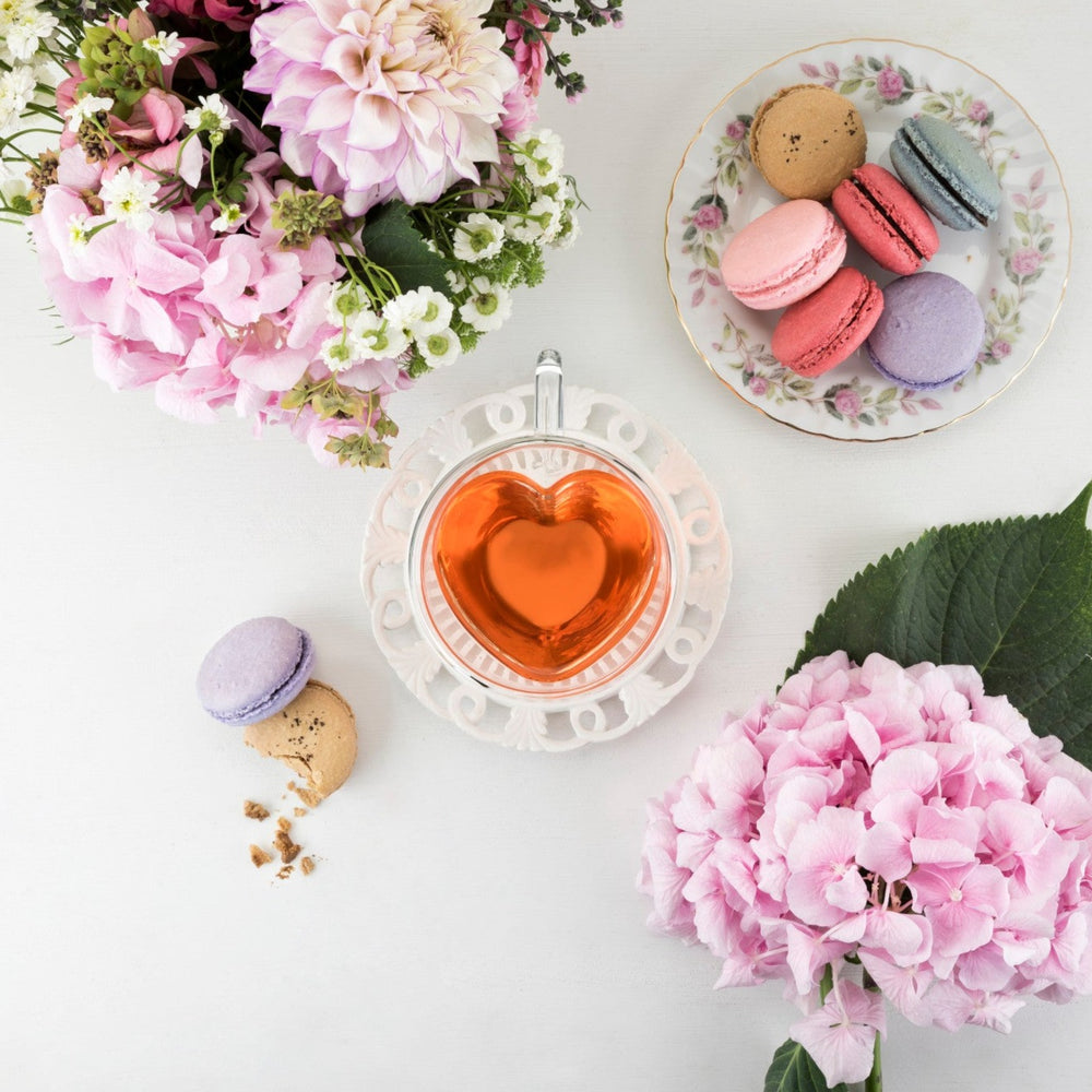 
                      
                        Kendall Heart Double Walled Glass Tea Mug, 8oz
                      
                    