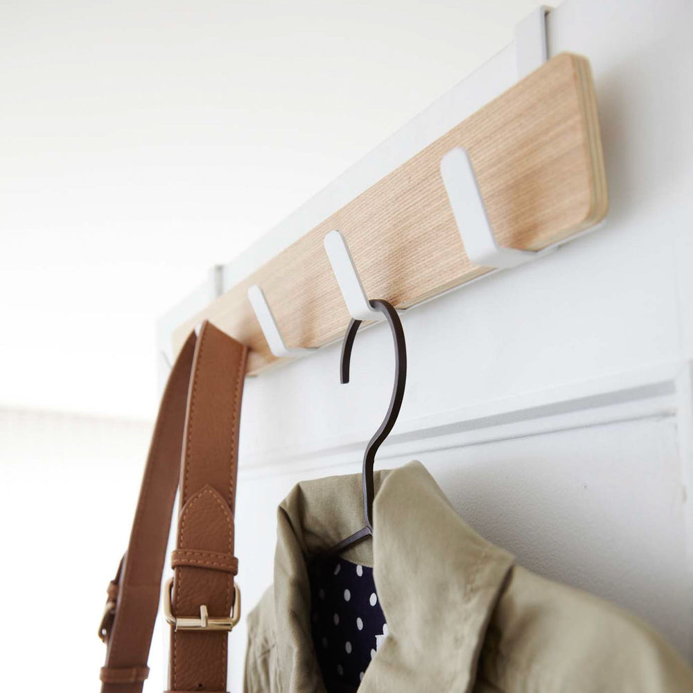 Wood Over-the-Door Rack