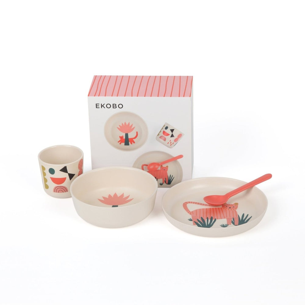 
                      
                        EKOBO Illustrated Bamboo Kid Set - Tiger - lily & onyx
                      
                    