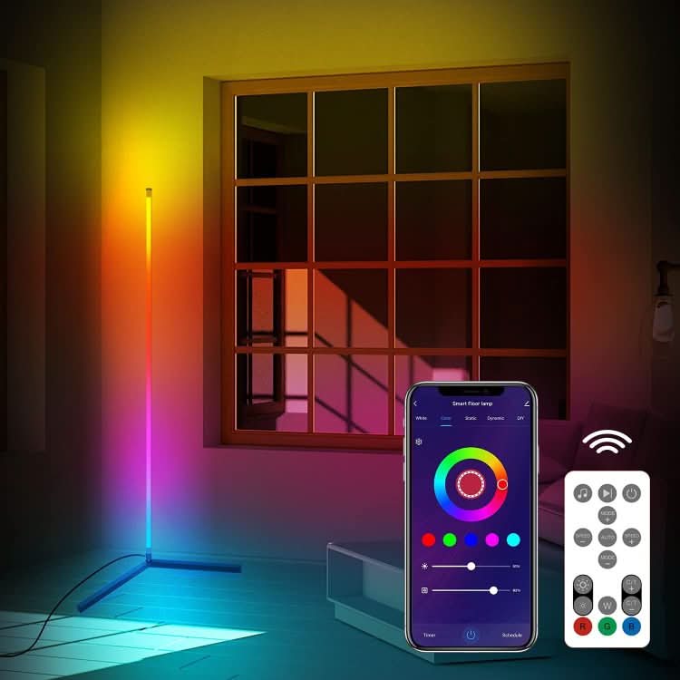 Iluminating Smart Corner LED Floor Lamp | Alexa, App & Music Sync, 300+ Color Effects