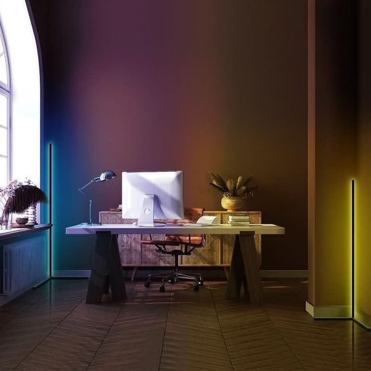 Iluminating Smart Corner LED Floor Lamp | Alexa, App & Music Sync, 300+ Color Effects