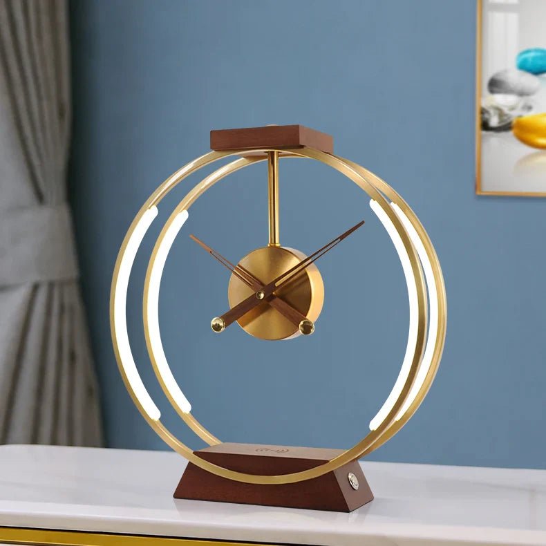 Iluminating Wireless Charging Phone Clock Lamp