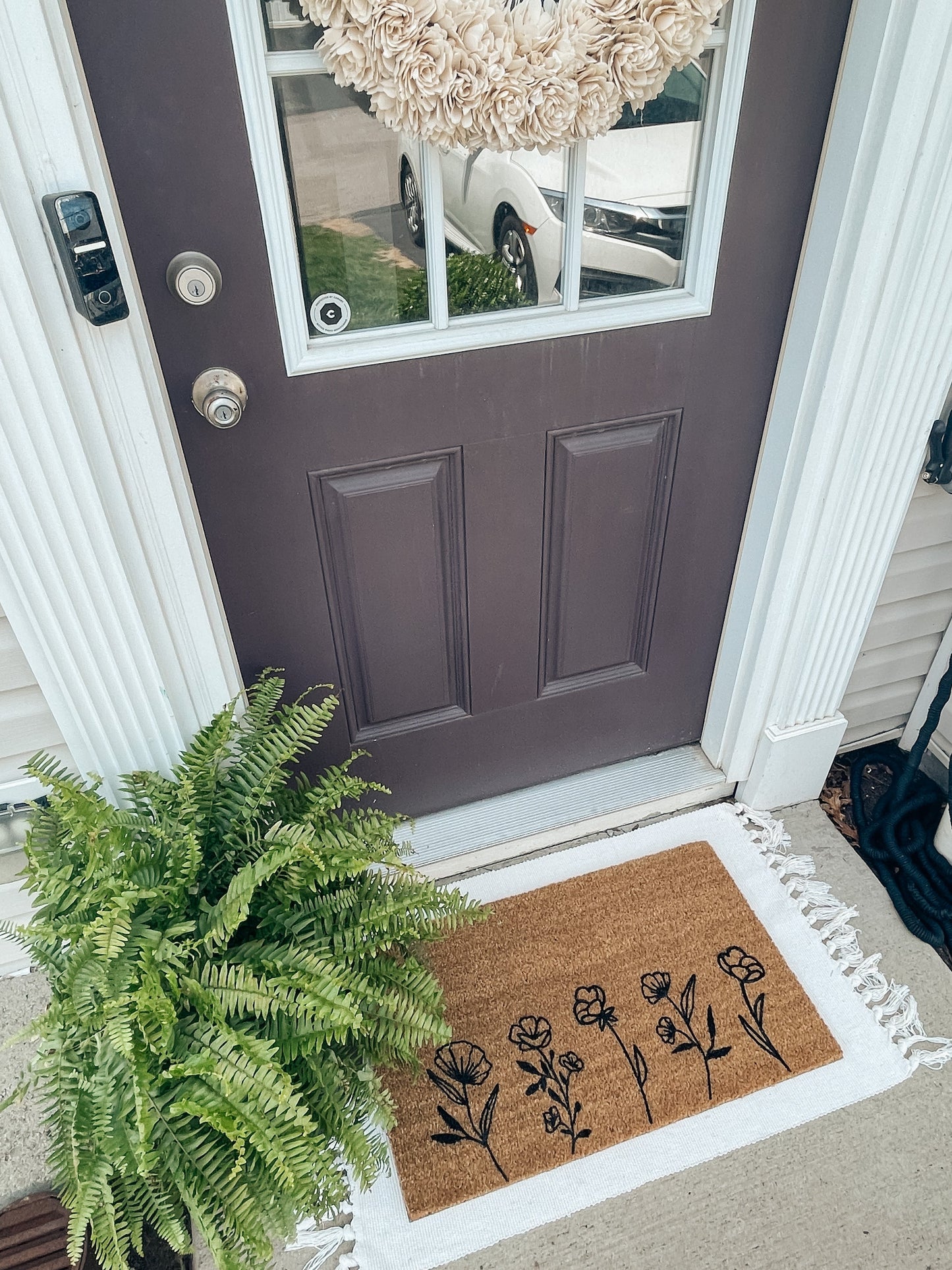 Floral Doormat