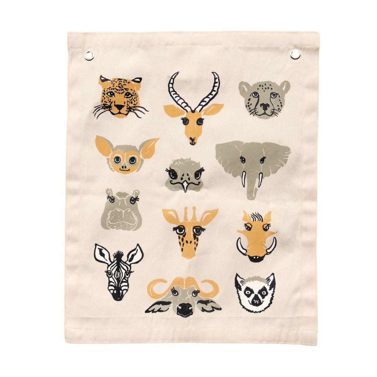 Imani Collective Animal Heads Banner