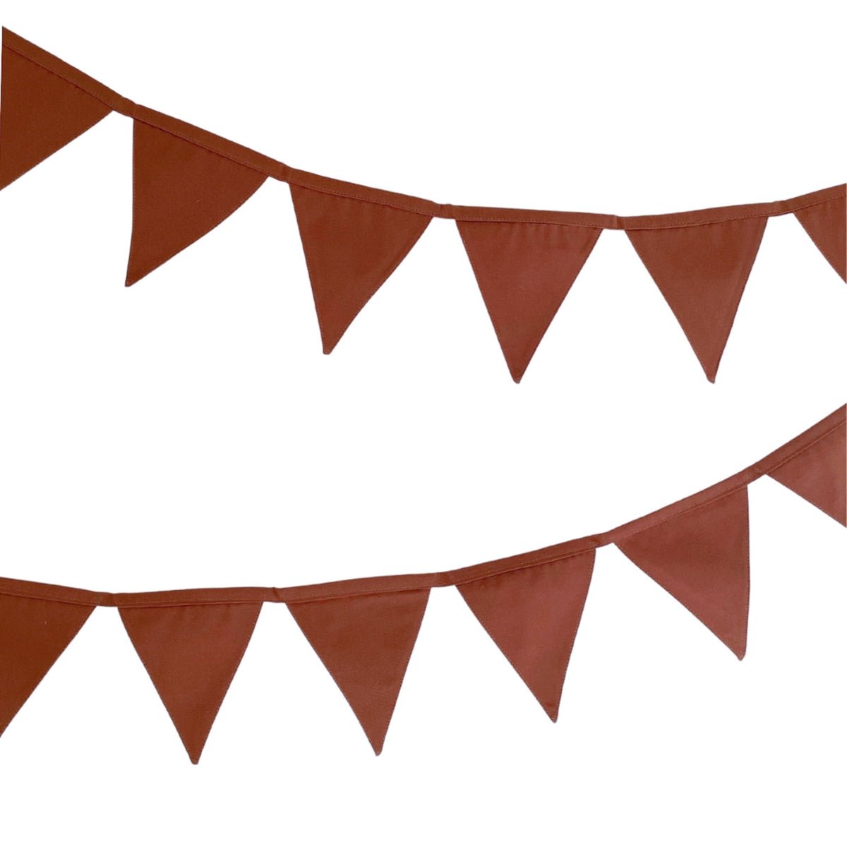 Imani Collective Canvas Triangle Bunting 70" - Handmade Nursery Decor | 10 Flags