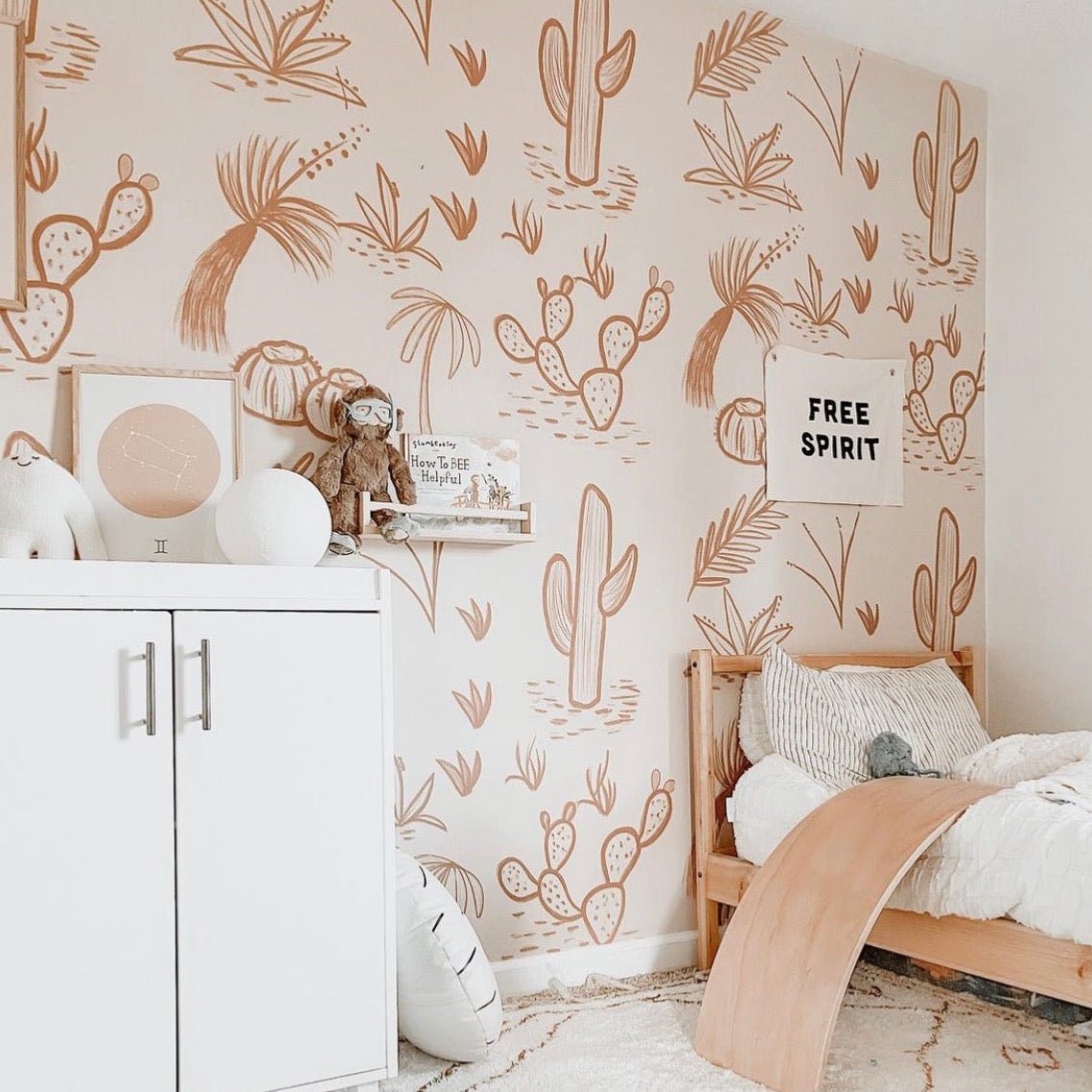 Imani Collective Free Spirit Canvas Banner 16x20 | Handmade Screen Print Wall Flag