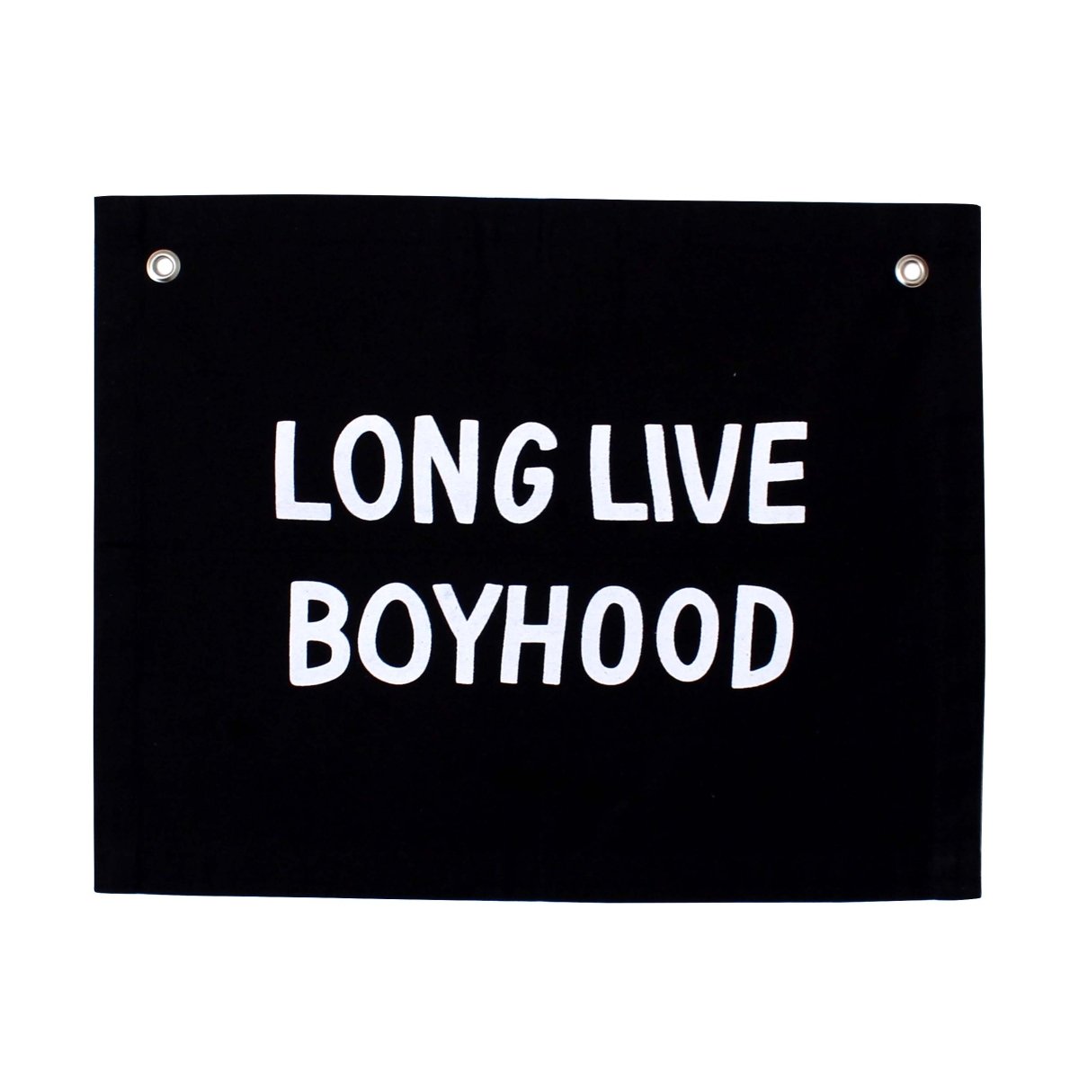 Imani Collective Handmade Canvas Banner 16x20 - Long Live Boyhood Wall Hanging
