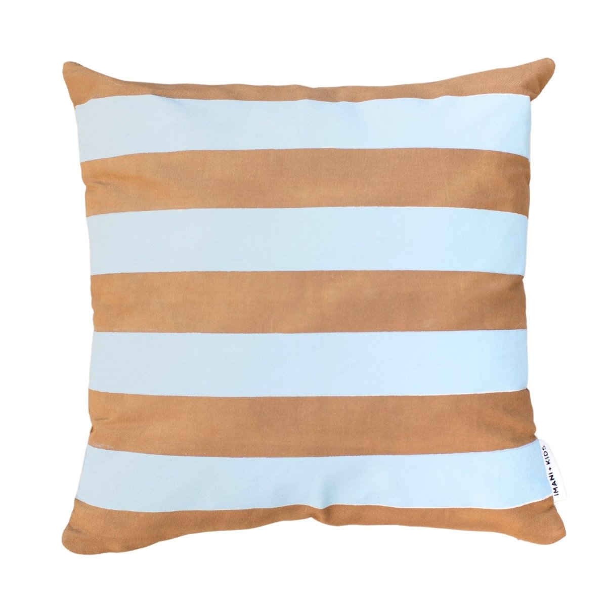 Imani Collective Handmade Canvas Pillow Cover 18x18 - Fair Trade Kenya Striped