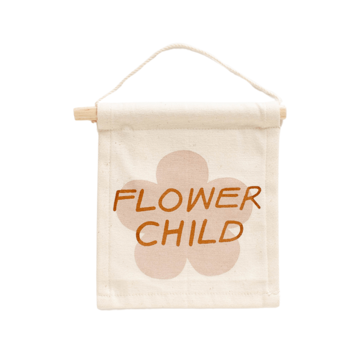 Imani Collective Handmade Canvas Wall Hanging Flower Child - Boho Nursery 6x7