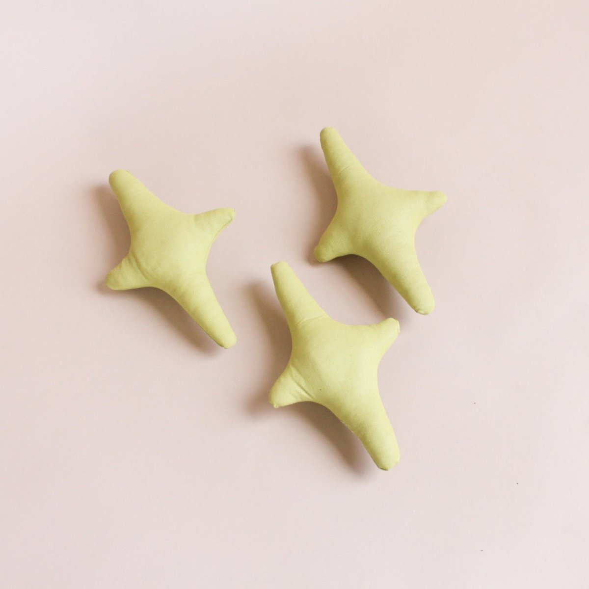 Imani Collective Handmade Chartreuse Canvas Nursery Pillow 6.7x10in Screen Printed