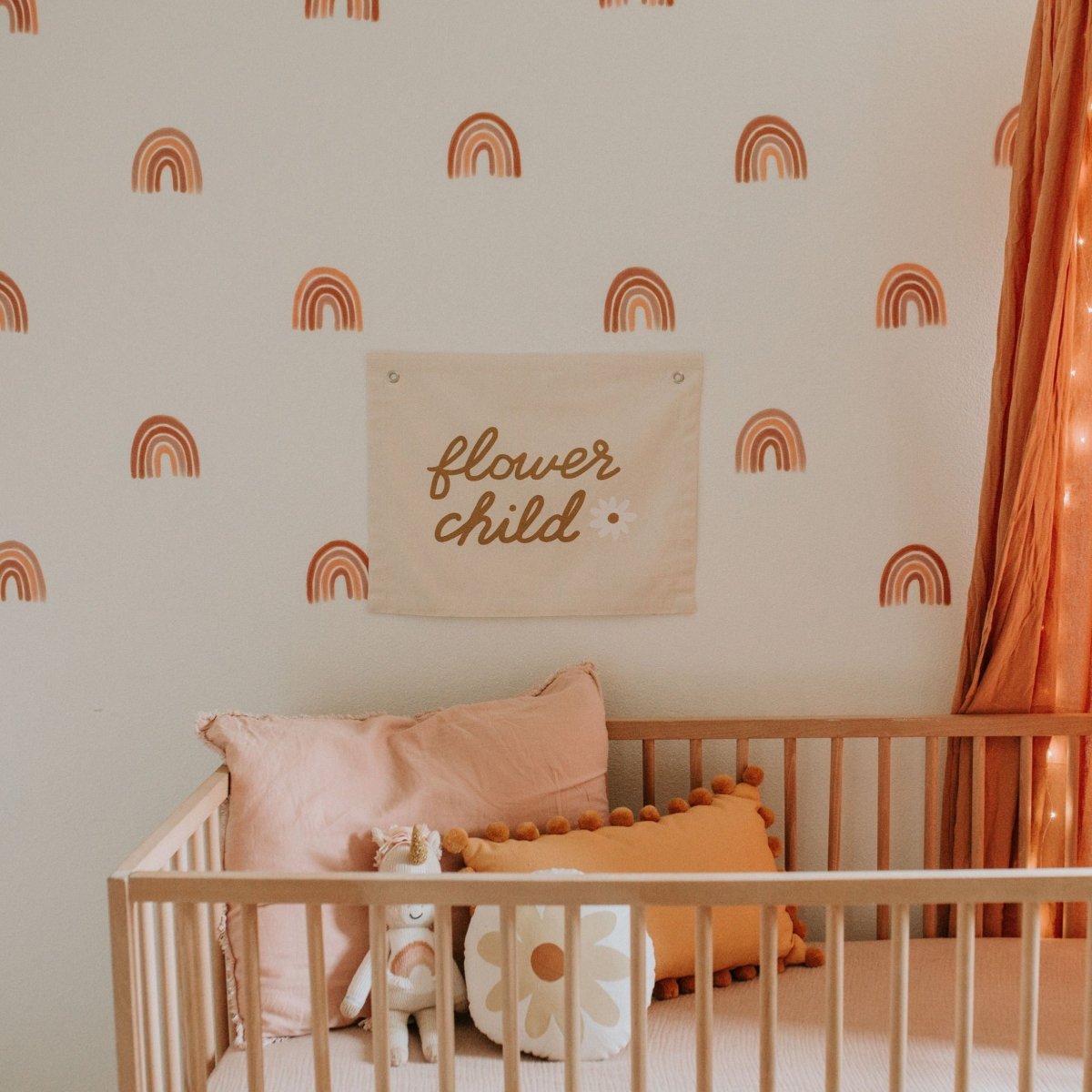 Imani Collective Handmade Daisy Pillow Yellow Canvas Screen Print 10x10 Inch